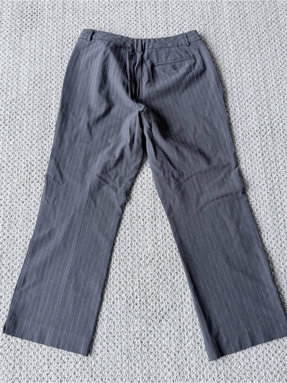 Old Navy Gray with blue Pinstripe Women's Trousers - Picture 6 of 6
